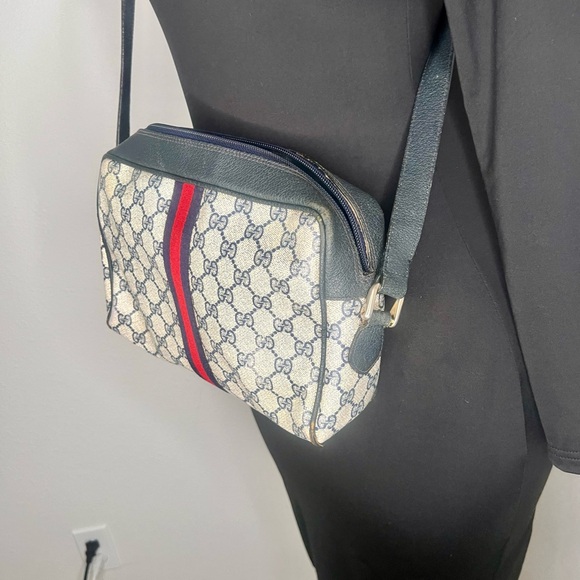 AUTHENTIC GUCCI vintage Ophidia shoulder bag. Circa 1980s - Picture 4 of 8